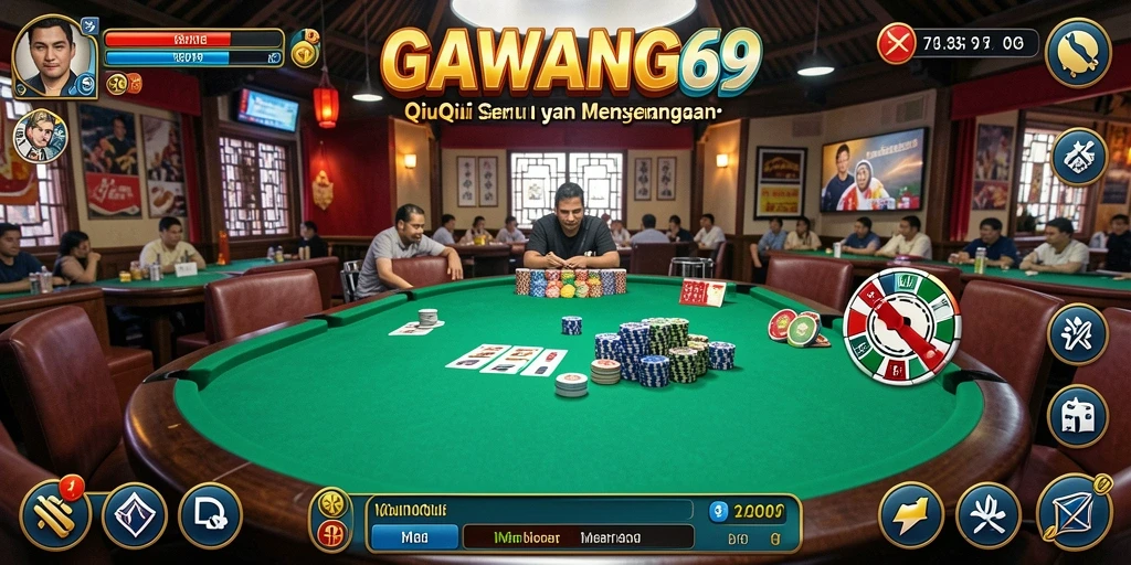Tampilan gameplay QiuQiu yang menarik dalam GAWANG69.
