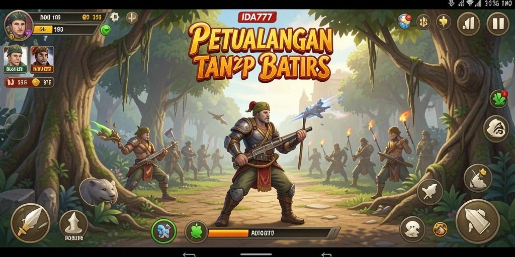 Screenshot IDA777 menampilkan aksi seru dalam petualangan penuh warna.