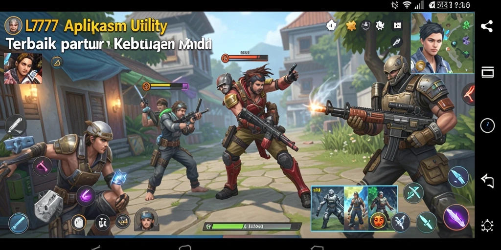 Screenshot gameplay L777 yang menunjukkan fitur utility yang menarik.