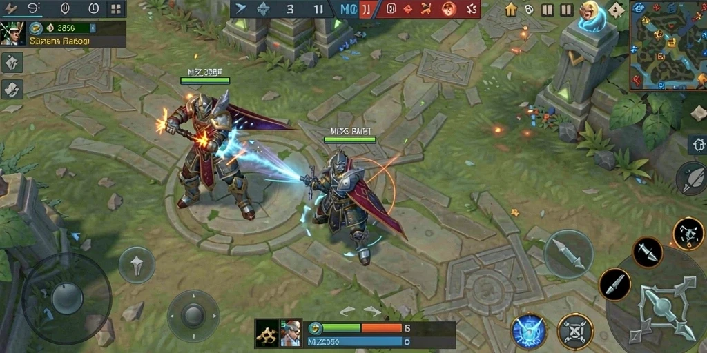 Tampilan gameplay MZ356 yang mendebarkan dan strategis.