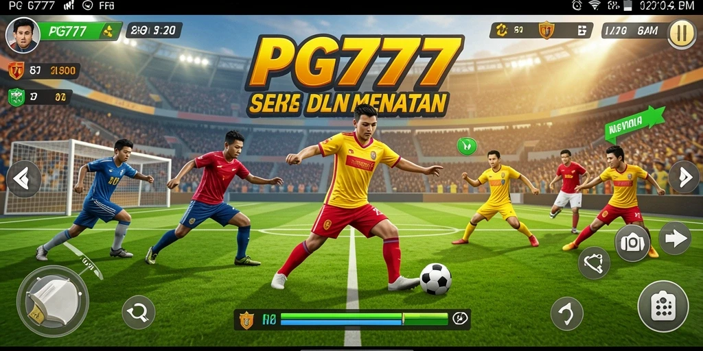 Tampilan permainan PG777 yang menegangkan dan seru.