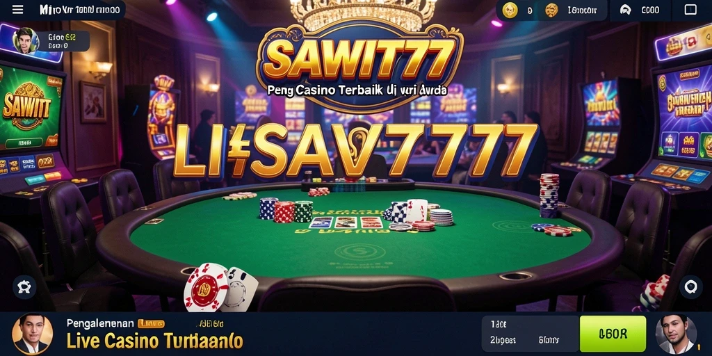 Tangkapan layar gameplay Live Casino SAWIT777 yang menarik dan interaktif.