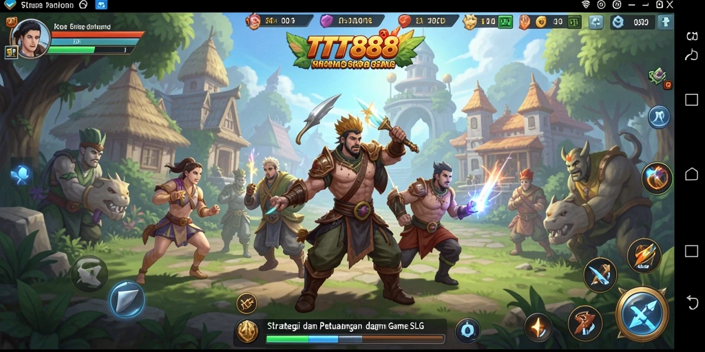Tampilan utama gameplay TTT888 yang menegangkan dan penuh strategi.
